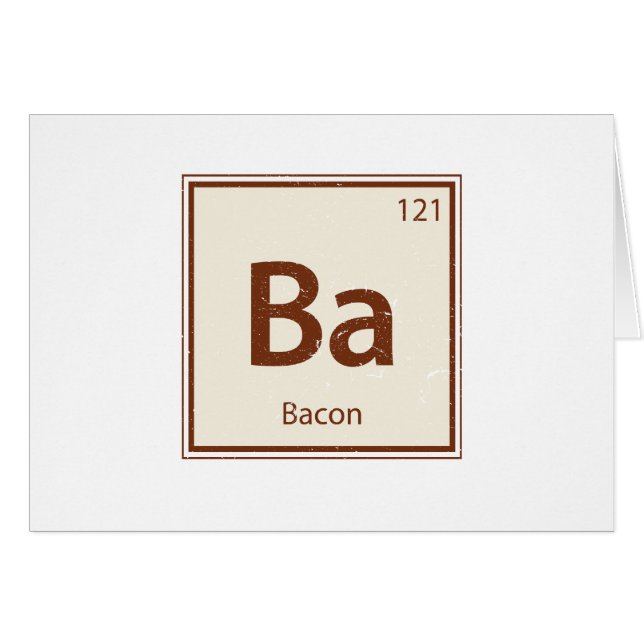  BACON Periodieke Tabel (Voorkant Horizontaal)