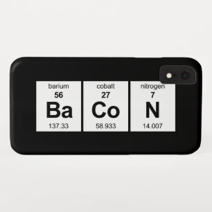 BaCoN Periodieke Tabel iPhone XR Hoesje