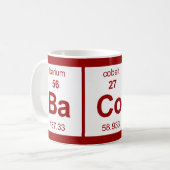 BaCoN Periodieke Tabel Koffiemok (Voorkant links)