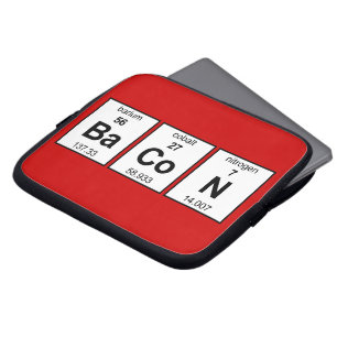 BaCoN Periodieke Tabel Laptop Sleeve