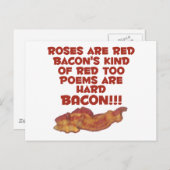 Bacon Poem Briefkaart (Voorkant / Achterkant)