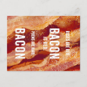 Bacon Poem Briefkaart