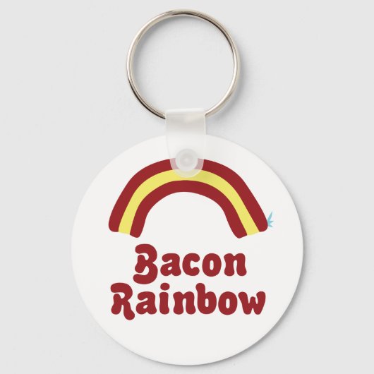 Bacon Rainbow Sleutelhanger (Voorkant)