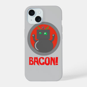 Bacon Robot iPhone Hoesje iPhone 15 Hoesje