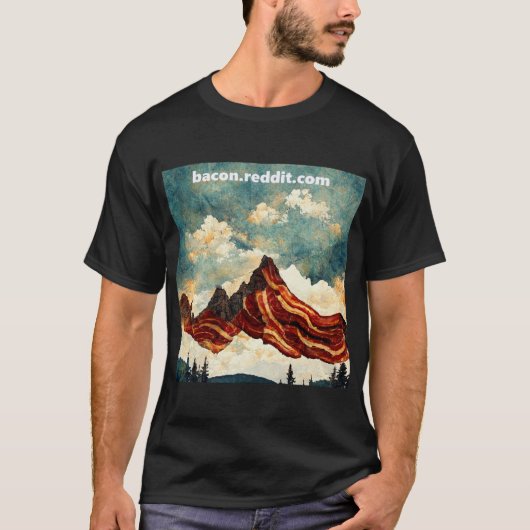 Bacon Rocky Mountains T-shirt (Voorkant)