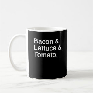 Bacon sla tomaat zonne-tegenstellingen koffiemok