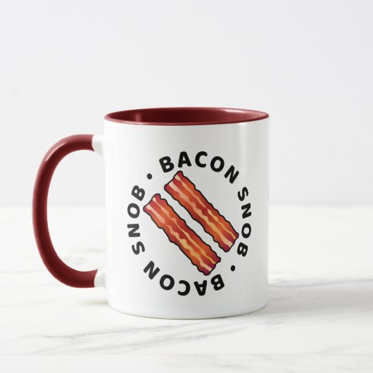 Bacon Snob Mug (Gauche)