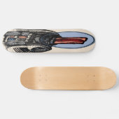 "Bacon Space Man" Skateboard Deck (Horizontaal)