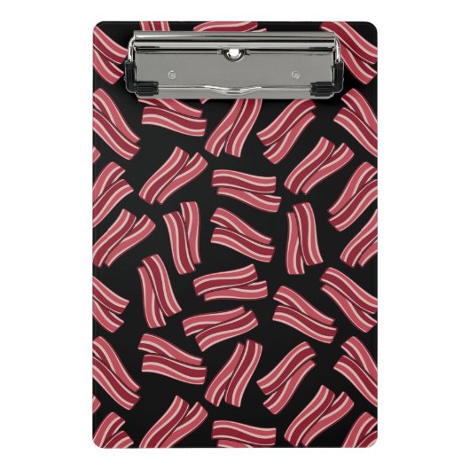 Bacon Strips Patroon Mini Klembord (Voorkant)
