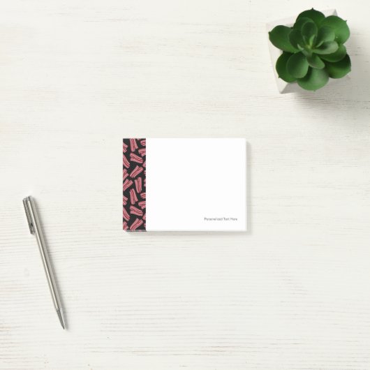 Bacon Strips Patroon Post-it® Notes (Kantoor)