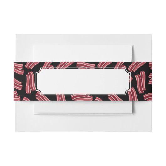 Bacon Strips Patroon Uitnodigingen Wikkel (Voorkant Voorbeeld)