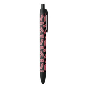 Bacon Strips Patroon Zwarte Inkt Pen
