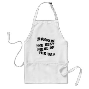 Bacon The Best Meal of the Day Standaard Schort