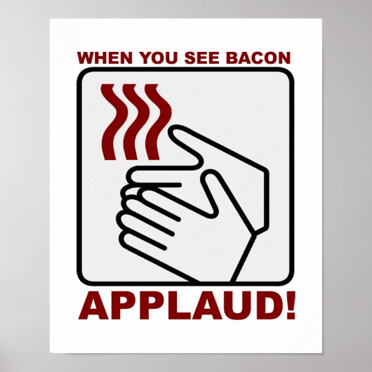 Bacon Toejuich Poster (Voorkant)