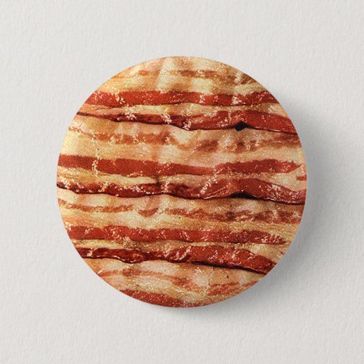 BACON-toets / badge / pin-liefde! Ronde Button 5,7 Cm (Voorkant)