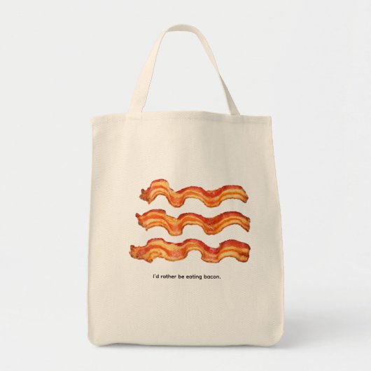 Bacon Tote Bag (Voorkant)