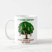 Bacon Tree Funny Mug Humour (Gauche)