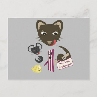 Bacon verenigt vrienden en foes briefkaart