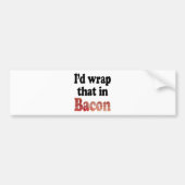 Bacon Wrap Bumpersticker (Voorkant)