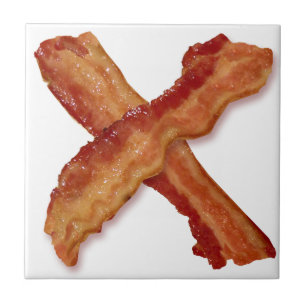Bacon X O X LOVE Tegeltje
