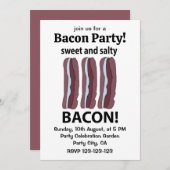 Bacon zoete en zoute bacon kaart (Voorkant / Achterkant)