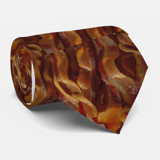baconburst, strips, bacon_strips, baconpitten... stropdas (Opgerold)