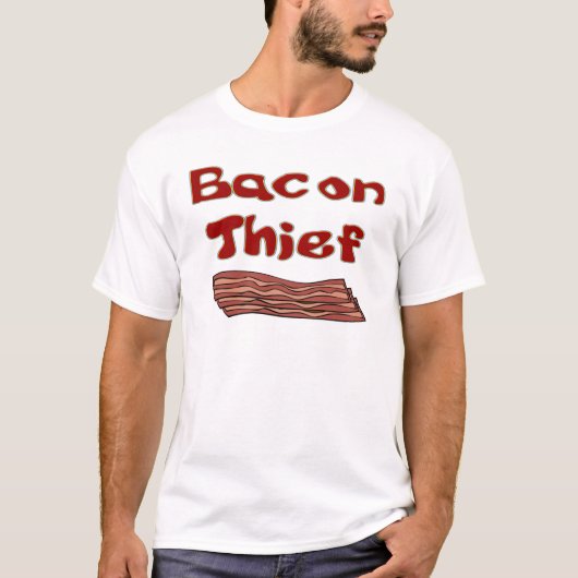bacondief t-shirt (Voorkant)