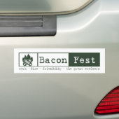 BaconFest Bumpersticker (Op auto)