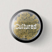 Bacteria Culture Bord Button (Voorkant)