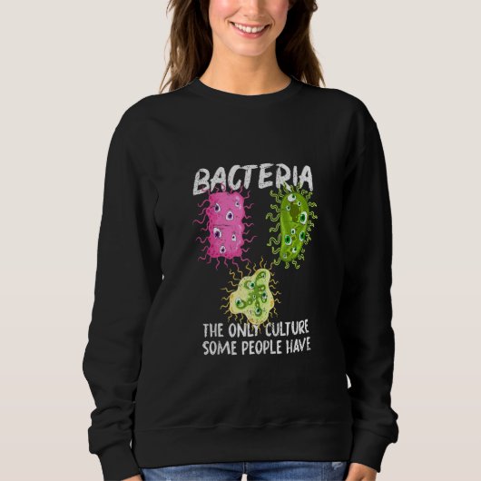 Bacteria Culture Microbiology Bioloog Lab Bacte Trui (Voorkant)