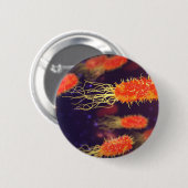 Bacteria Flagella Ronde Button 5,7 Cm (Voorkant /achterkant)