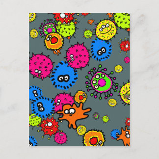 Bacteria Wallpaper Briefkaart