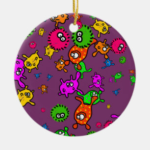 Bacteria Wallpaper Keramisch Ornament