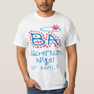 Bacterie engel of duivel t-shirt
