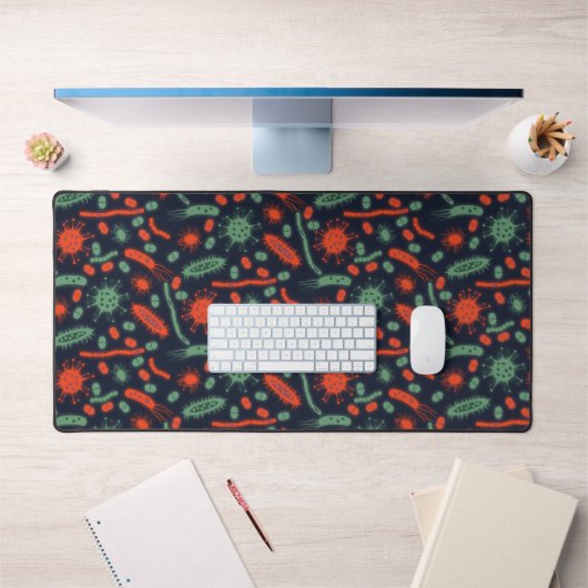 Bactérie lumineuse Microorganisme vert rouge (Bureau 1)