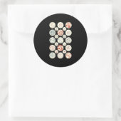 bacterie microbiologie microbiologie microbiologie ronde sticker (Tas)