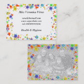 Bacteriegrens, Visitekaartje (Voorkant / Achterkant)