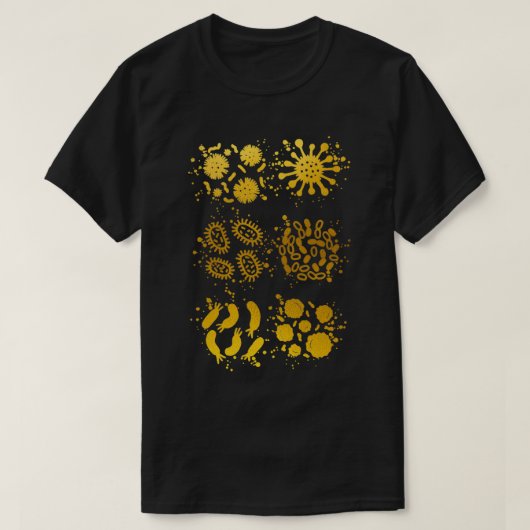 Bacteriën 12 t-shirt (Design voorkant)