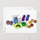 Bacteriën Briefkaart (Voorkant / Achterkant)
