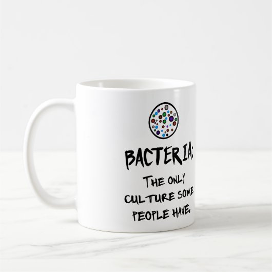 BACTERIËN: DE ENIGE CULTUUR DIE SOMMIGE MENSEN HEB KOFFIEMOK (Links)