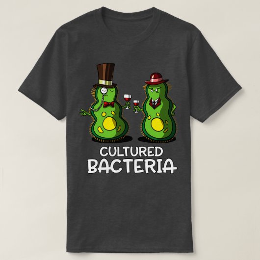 Bacteriën gekweekte biologie t-shirt (Design voorkant)