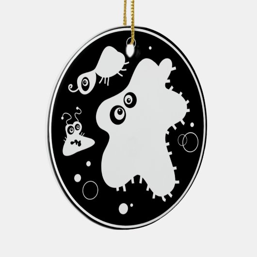 Bacteriën Keramisch Ornament (Rechts)