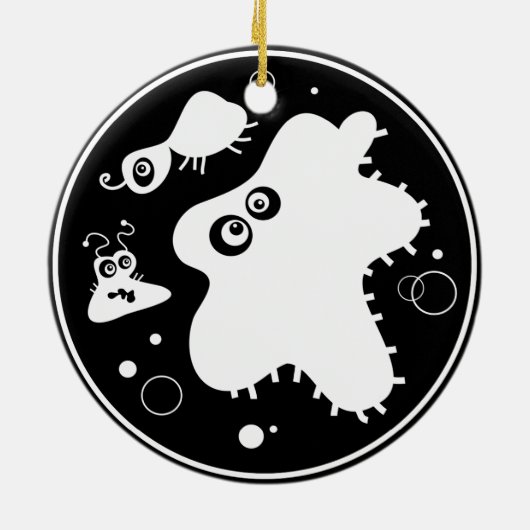 Bacteriën Keramisch Ornament (Achterkant)
