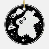 Bacteriën Keramisch Ornament (Achterkant)
