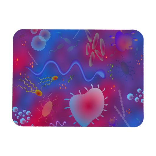 Bacteriën Magneet (Horizontaal)