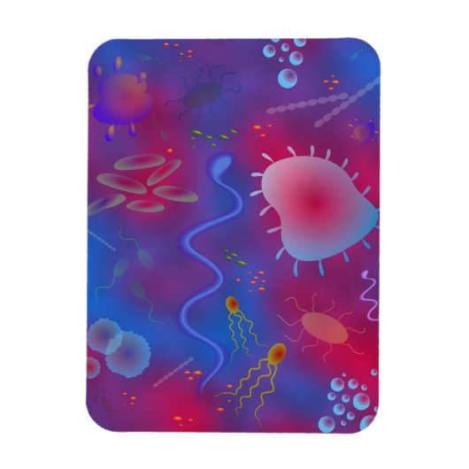 Bacteriën Magneet (Verticaal)