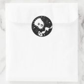 Bacteriën Ronde Sticker (Tas)