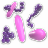 Bacteriën Sticker (Voorkant)