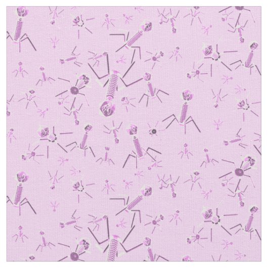 Bacteriofaag roze stof (Close Up)