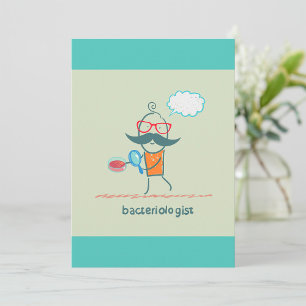 Bacterioloog Scientist Bacteria Kaart